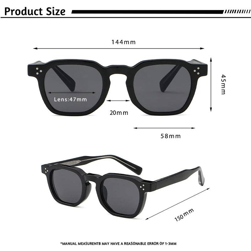 Men And Women Sunglasses Small Frame Square Design Sun Glasses Women Travel Party Business Festival Gift